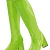 Groene Jaren 60 Retro Overlaarzen 1 Groene Jaren 60 Retro Overlaarzen -Cosplay Kostuums Winkel groene jaren 60 retro overlaarzen