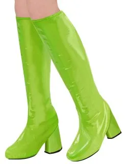 Groene Jaren 60 Retro Overlaarzen