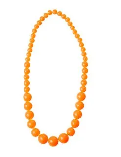 Grote Oranje Kralenketting Voor Volwassenen