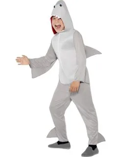 Klein Grijs Haaien Kostuum Voor Kinderen