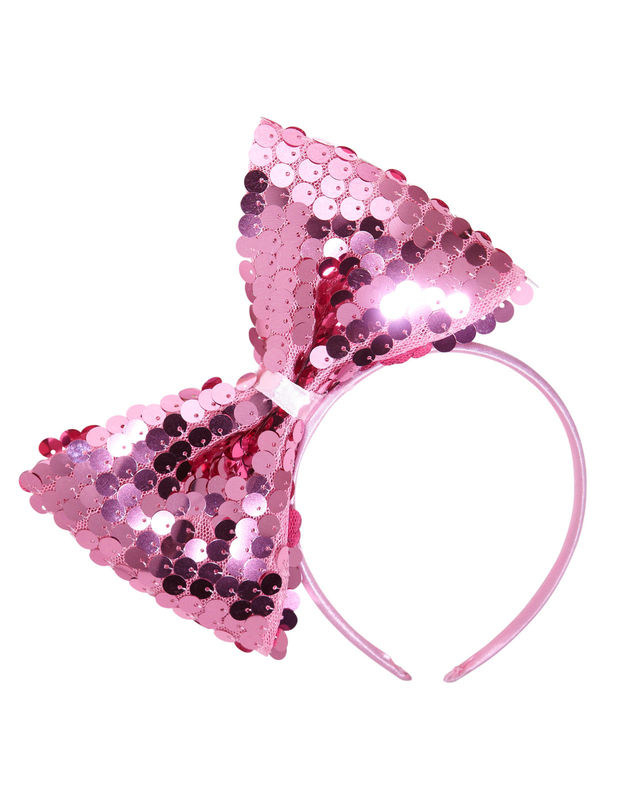 Haarband Met Roze Strik En Lovertjes Voor Volwassenen 4 Haarband Met Roze Strik En Lovertjes Voor Volwassenen - Afbeelding 2