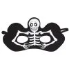 Halfmasker Skelet Zwart Voor Volwassenen Halloween Masker 2 Halfmasker Skelet Zwart Voor Volwassenen Halloween Masker -Cosplay Kostuums Winkel halfmasker skelet zwart voor volwassenen halloween masker