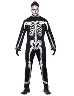 Halloween Skeletkostuum Voor Mannen