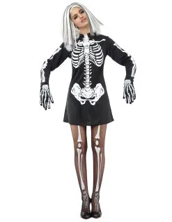 Halloween Skeletten Kostuum Voor Dames
