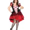 Hartenkoningin Kostuum Voor Dames + Size 1 Hartenkoningin Kostuum Voor Dames + Size -Cosplay Kostuums Winkel hartenkoningin kostuum voor dames size