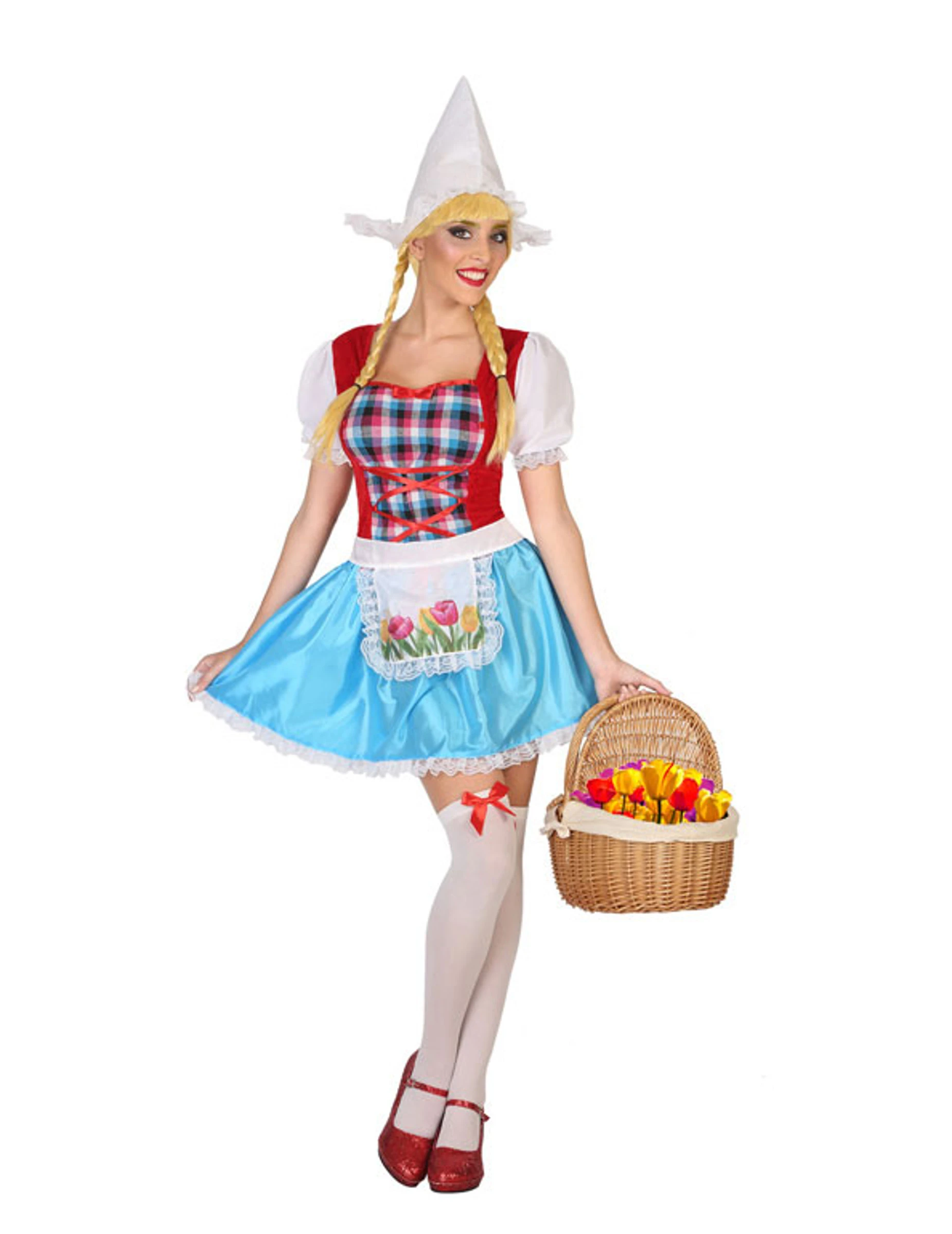 Hollands Kaasmeisje Kostuum Voor Dames 3 Hollands Kaasmeisje Kostuum Voor Dames