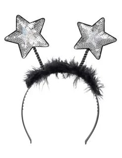 Hoofdband Zilveren Sterren Volwassene