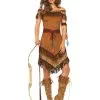 Indianen Kostuum Met Bruine Franjes Voor Dames -Cosplay Kostuums Winkel indianen kostuum met bruine franjes voor dames