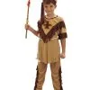 Beige Met Bruin Indianen Kostuum Voor Jongens 2 Beige Met Bruin Indianen Kostuum Voor Jongens -Cosplay Kostuums Winkel indianen kostuum voor jongens 1