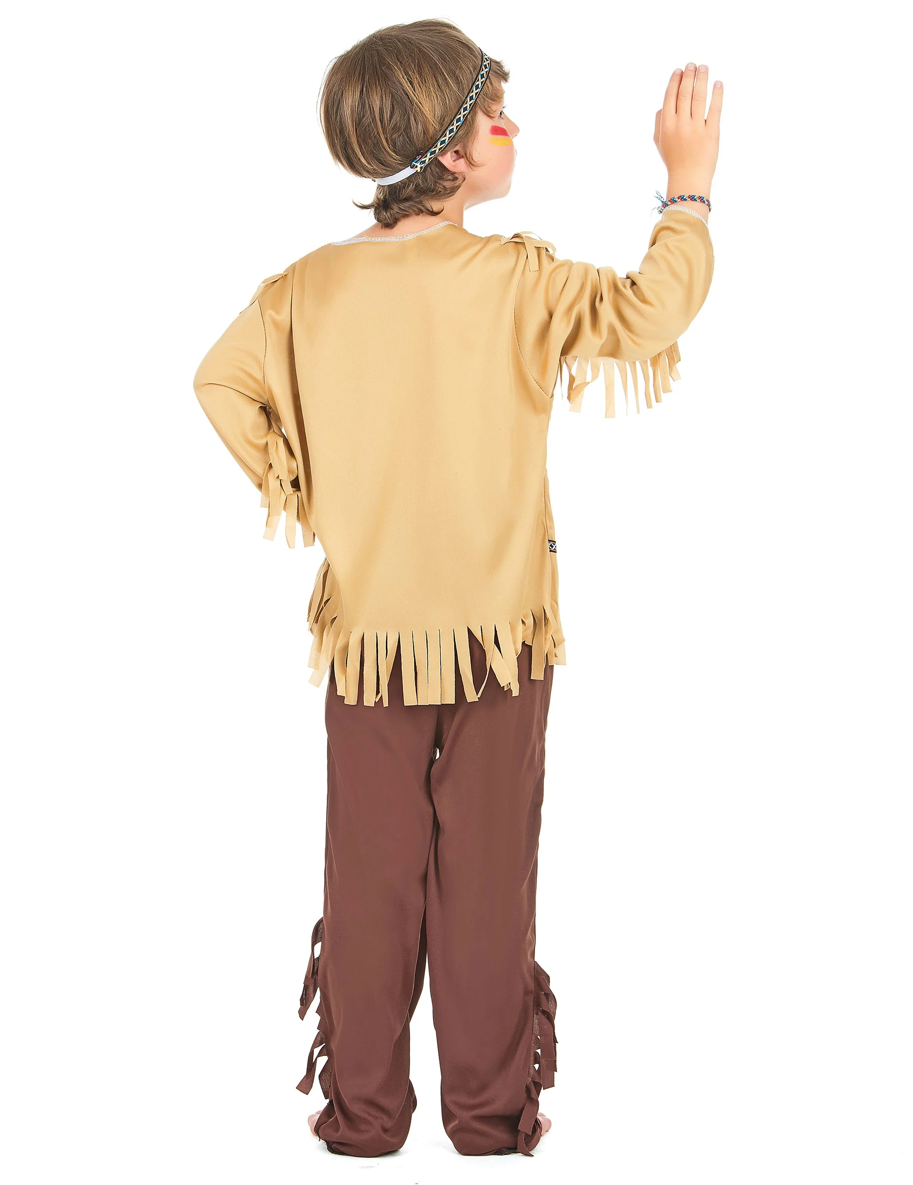 Indianen Pak Met Patroon Voor Jongens 5 Indianen Pak Met Patroon Voor Jongens - Afbeelding 3