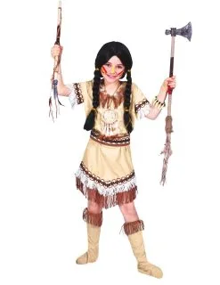Indianenkostuum Met Franjes Voor Meisjes