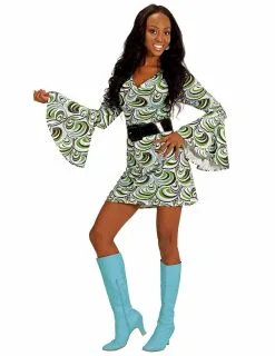 Jaren 70 Groovy Kostuum Voor Vrouwen