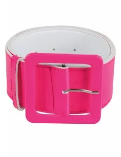 Jaren 90 Fluo Roze Riem Voor Volwassenen