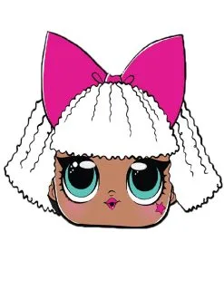 Kartonnen Diva LOL Surprise™ Masker