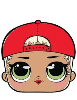 Kartonnen MC Swag LOL Surprise™ Masker