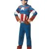 Klassiek Captain America Animatieserie Pak Voor Jongens -Cosplay Kostuums Winkel klassiek captain america animatieserie pak voor jongens