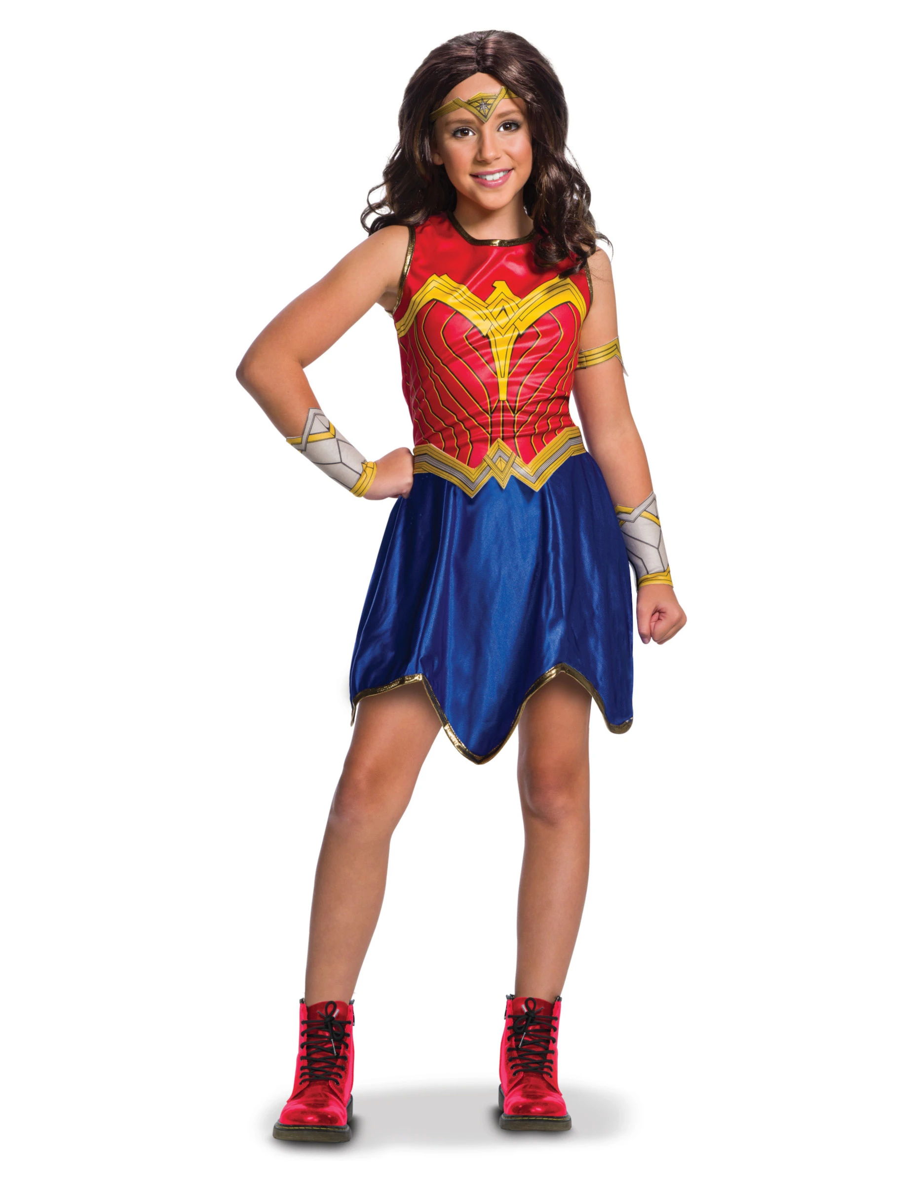 Klassiek Wonder Woman Justice League™ Kinderkostuum 3 Klassiek Wonder Woman Justice League™ Kinderkostuum