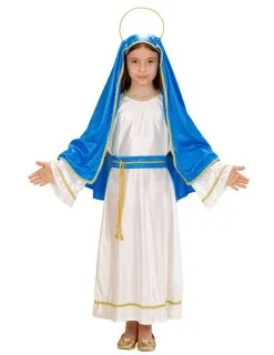 Kleine Maria Kostuum Voor Meisjes Kerstmis