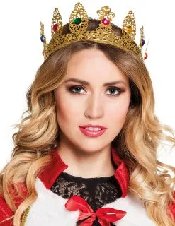 Koningin Kroon Met Nepjuwelen Voor Volwassenen