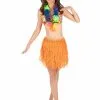 Korte Oranje Papieren Hawaii Rok Voor Volwassenen -Cosplay Kostuums Winkel korte oranje papieren hawaii rok voor volwassenen