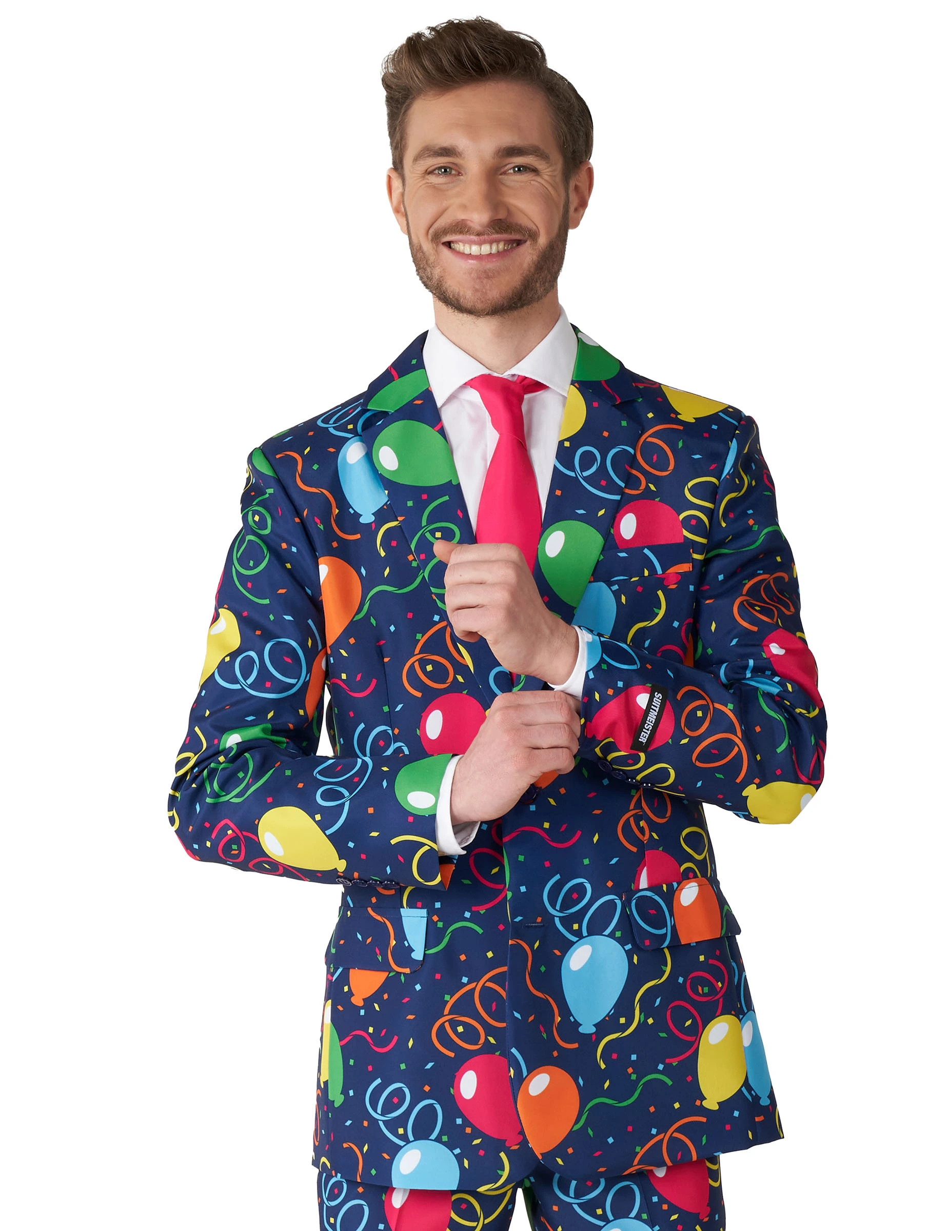 Kostuum Mr. Balloon Blauw Suitmeister™ 6 Kostuum Mr. Balloon Blauw Suitmeister™ - Afbeelding 4