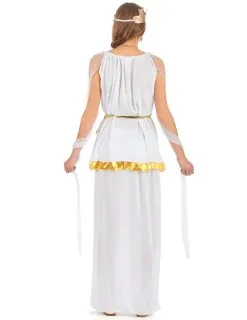 Goudkleurig En Wit Kostuum Van Een Romeinse Godin Voor Dames -Cosplay Kostuums Winkel kostuum van een romeinse godin voor dames 2