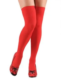 Lange Rode Kousen Voor Vrouwen