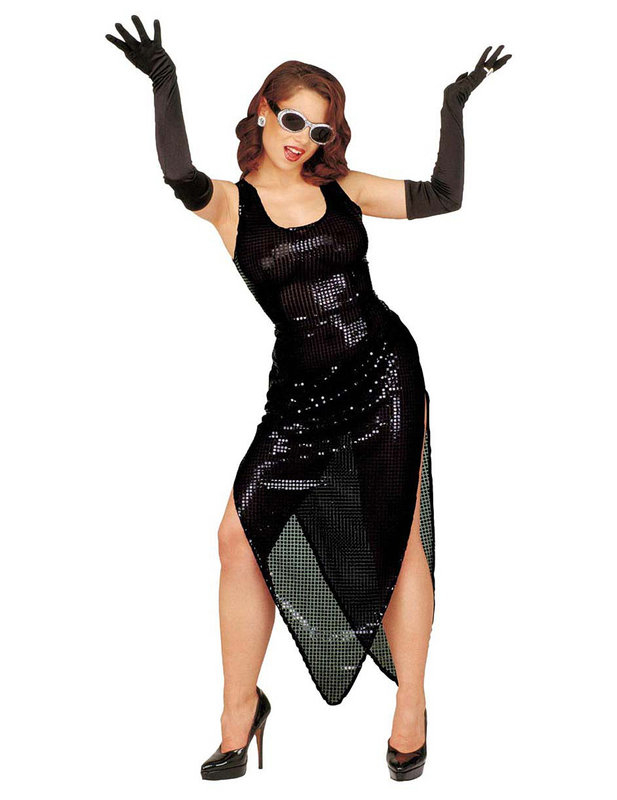 Lange Satijnachtige Zwarte Handschoenen Voor Volwassenen 4 Lange Satijnachtige Zwarte Handschoenen Voor Volwassenen - Afbeelding 2