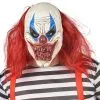 Latex Enge Clown Masker Met Haren Voor Volwassenen -Cosplay Kostuums Winkel latex enge clown masker met haren voor volwassenen