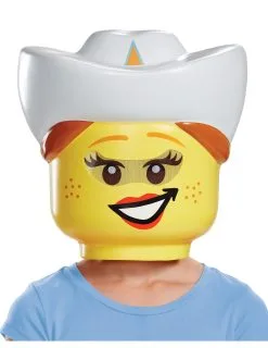 Lego® Cowgirl Masker Voor Kinderen