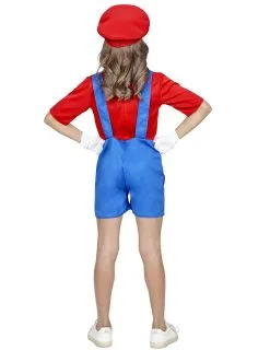 Loodgieter Videospel Kostuum Voor Meiden -Cosplay Kostuums Winkel loodgieter videospel kostuum voor meiden 3