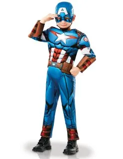 Luxe Captain America™ Animatieserie Pak Voor Jongens -Cosplay Kostuums Winkel luxe captain america animatieserie pak voor jongens 3
