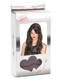 Luxe Donkerbruine Pruik Met Licht Bruine Lokken 7 Luxe Donkerbruine Pruik Met Licht Bruine Lokken -Cosplay Kostuums Winkel luxe donkerbruine pruik met licht bruine lokken 3