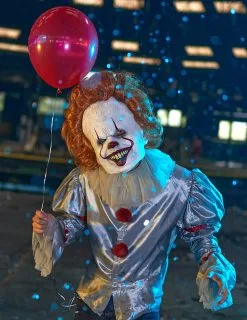 Luxe Masker Met It™ Pruik Voor Volwassenen -Cosplay Kostuums Winkel luxe masker met it pruik voor volwassenen 3