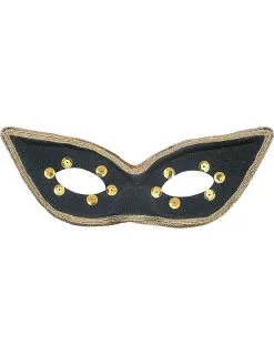 Masker Zwart En Goudkleurig Voor Volwassenen