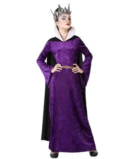Meisje's Paarse Koningin Vermomming