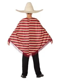 Mexicaans Kostuum Met Poncho Voor Kinderen -Cosplay Kostuums Winkel mexicaans kostuum met poncho voor kinderen 3