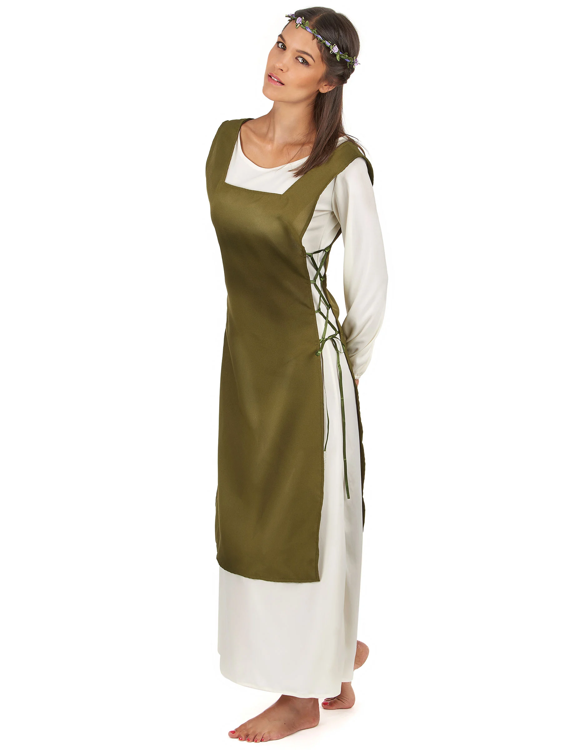 Middeleeuwse Boerinnenkostuum Voor Vrouwen 4 Middeleeuwse Boerinnenkostuum Voor Vrouwen - Afbeelding 2