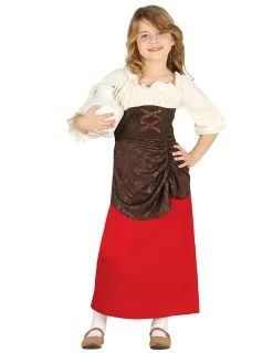 Middeleeuwse Taverne Outfit Voor Meisjes
