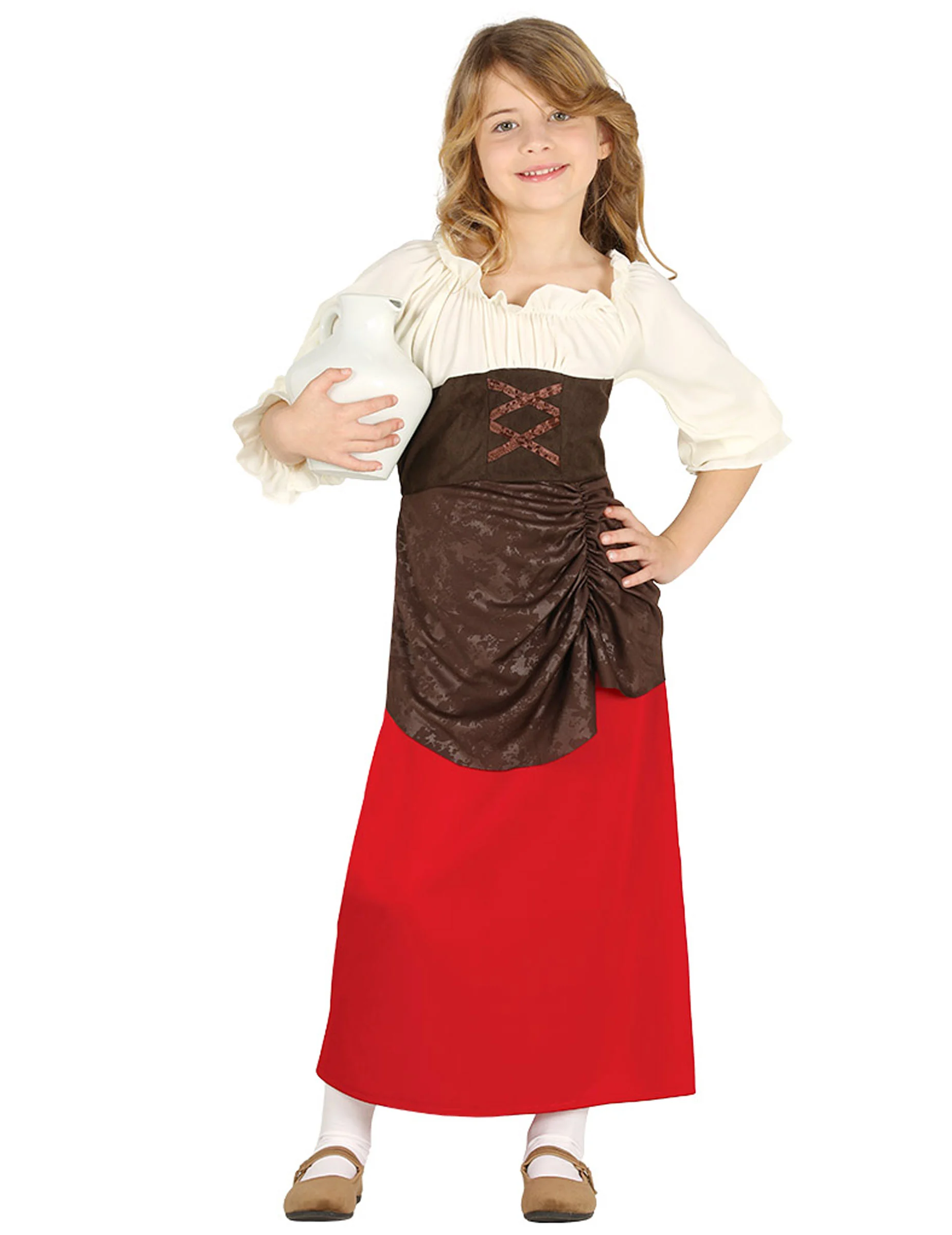 Middeleeuwse Taverne Outfit Voor Meisjes 3 Middeleeuwse Taverne Outfit Voor Meisjes