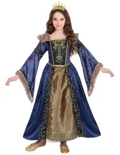 Middeleeuwse Winter Koningin Outfit Voor Meisjes 5 Middeleeuwse Winter Koningin Outfit Voor Meisjes -Cosplay Kostuums Winkel middeleeuwse winter koningin outfit voor meisjes 2