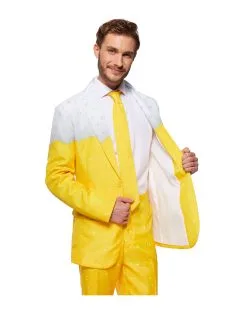 Mr. Bier Geel Suitmeisters™ Volwassenenkostuum -Cosplay Kostuums Winkel mr bier geel suitmeisters volwassenenkostuum 3