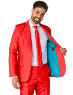 Mr. Red Suitmeister™ Kostuum Voor Mannen -Cosplay Kostuums Winkel mr red suitmeister kostuum voor mannen 3