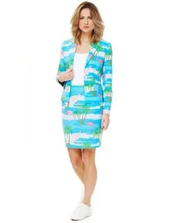 Mrs. Flamingo Opposuits™ Kostuum Voor Vrouwen
