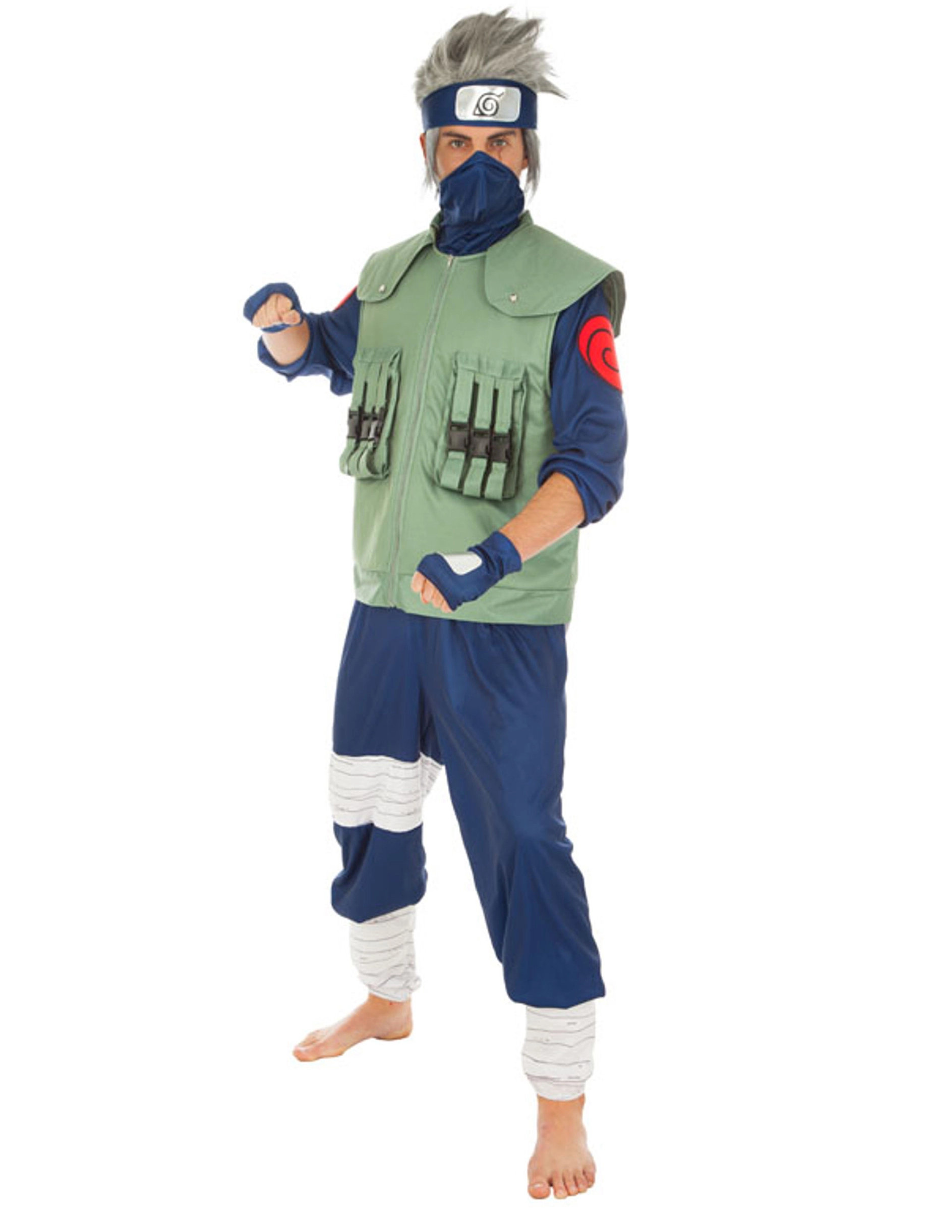 Naruto™ Kakashi Hatake Kostuum Voor Mannen 3 Naruto™ Kakashi Hatake Kostuum Voor Mannen