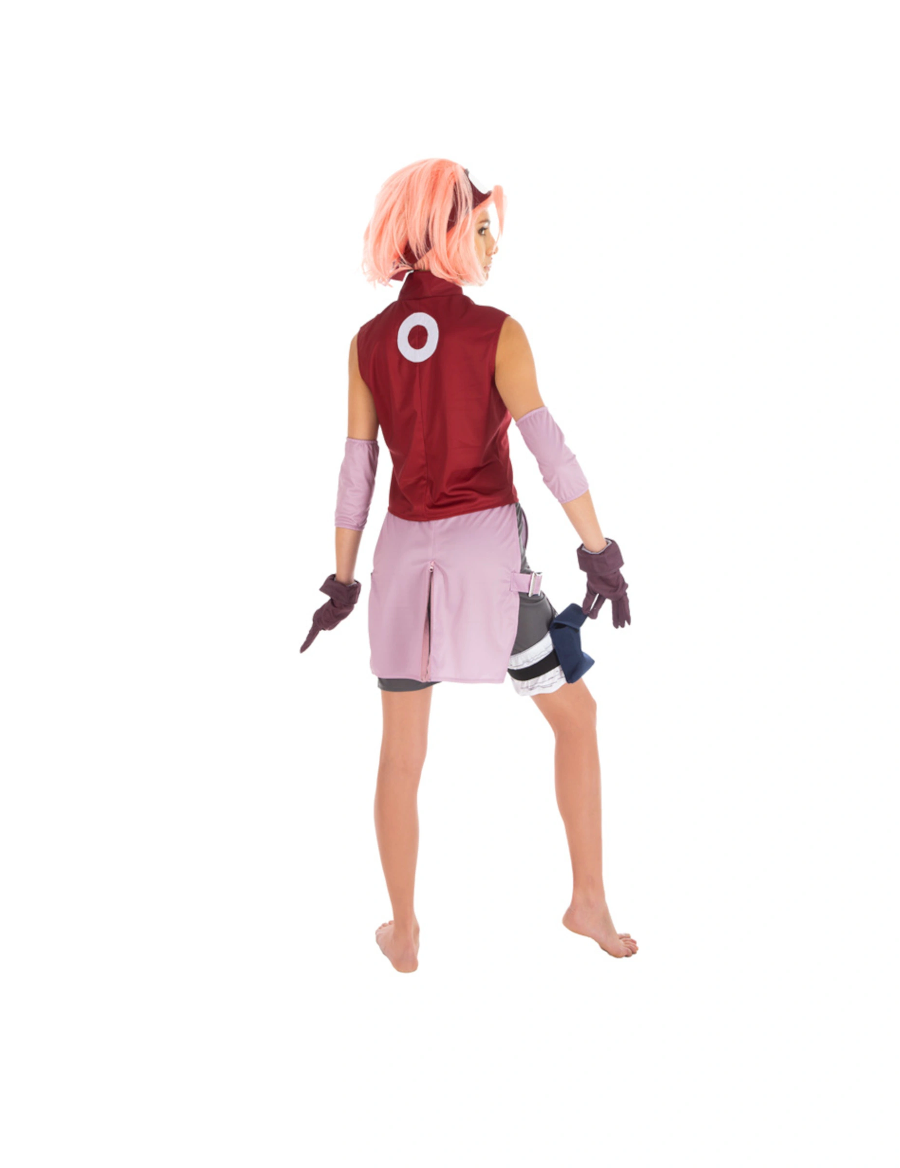 Naruto™ Sakura Haruno Kostuum Voor Vrouwen 4 Naruto™ Sakura Haruno Kostuum Voor Vrouwen - Afbeelding 2
