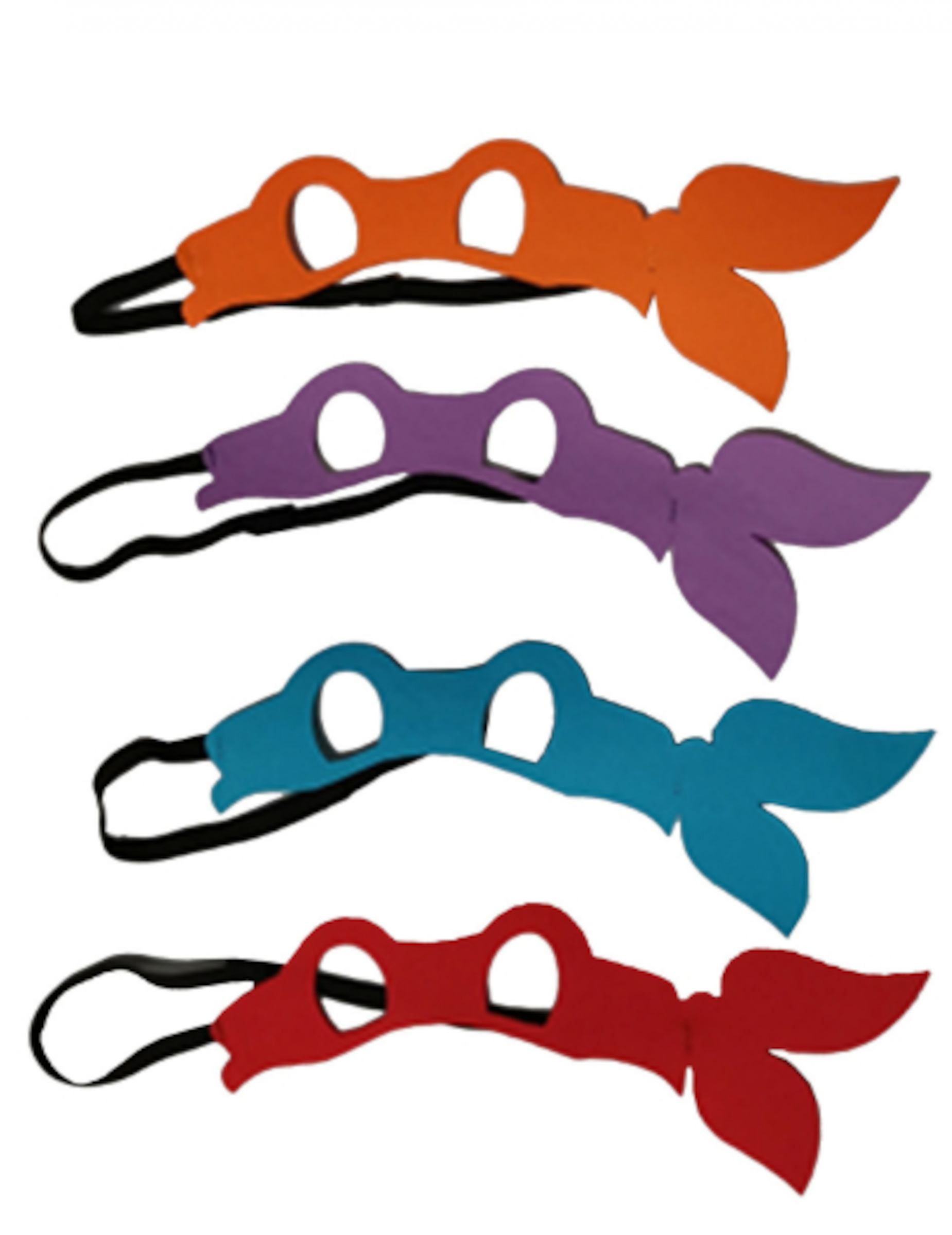 Ninja Turtle™ Vermomming Met 4 Damesmaskers 5 Ninja Turtle™ Vermomming Met 4 Damesmaskers - Afbeelding 3