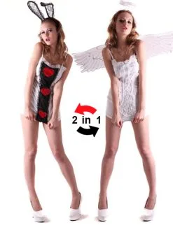 Omkeerbaar Pak Engel En Konijn Voor Dames