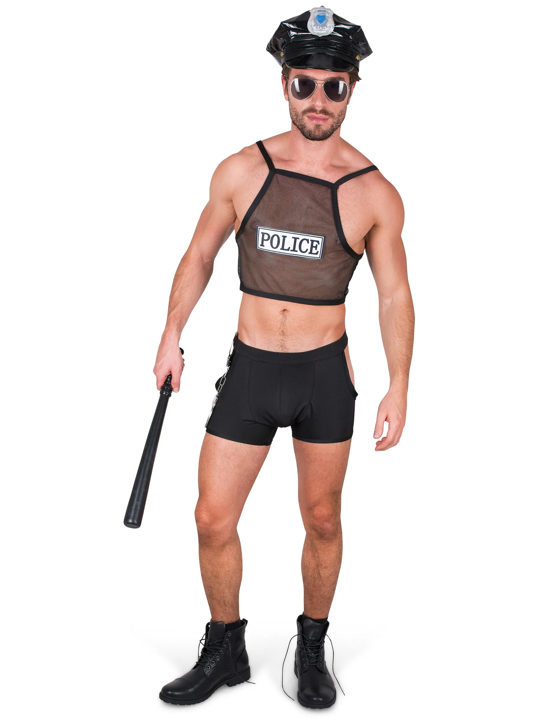 Ondeugend Politie Agent Kostuum Voor Heren 3 Ondeugend Politie Agent Kostuum Voor Heren