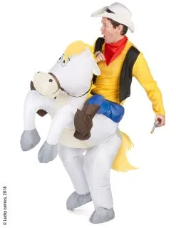 Opblaasbaar Lucky Luke™ Op Jolly Jumperkostuum -Cosplay Kostuums Winkel opblaasbaar lucky luke op jolly jumperkostuum 2